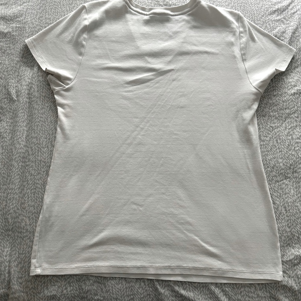 Calvin Klein Women's Classic White Tee - Picture 4 of 4